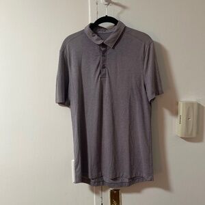 Lululemon Men’s Evolution Purple Polo Short Sleeve Size Medium